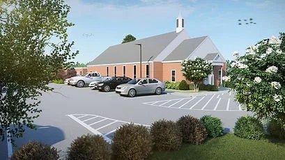 Greenery and landscaping at Living Destiny Church